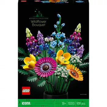 LEGO Icons Bouquet di fiori di campo set 10313, multicolore