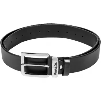 Cintura in pelle nera tg. M, cintura portautensili nera, E-05359