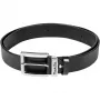Cintura in pelle nera tg. M, cintura portautensili nera, E-05359