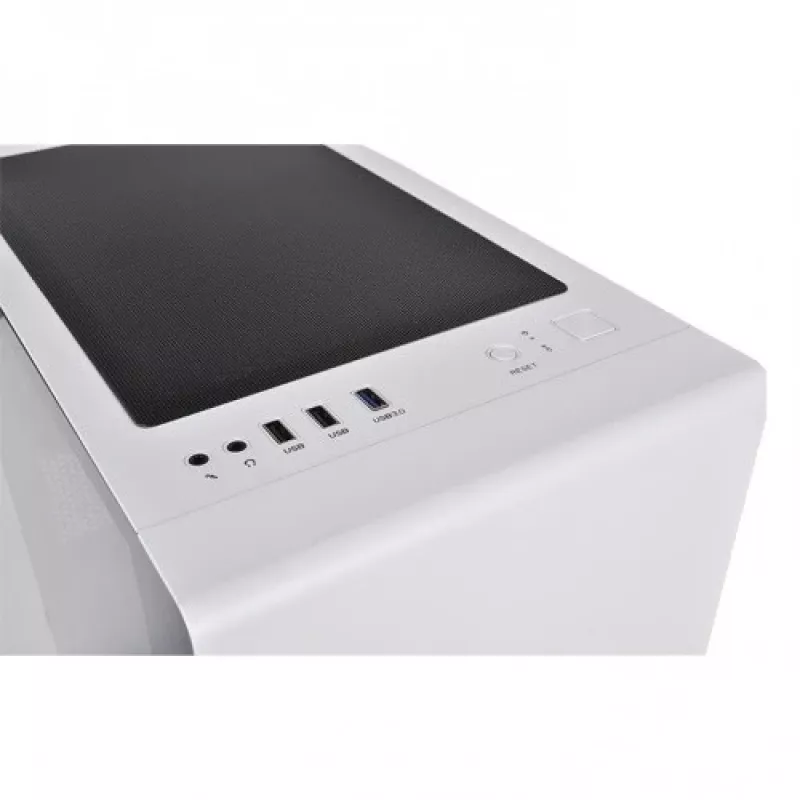 Case per PC Thermaltake S100 Tempered Glass Snow Edition Micro Tower bianco