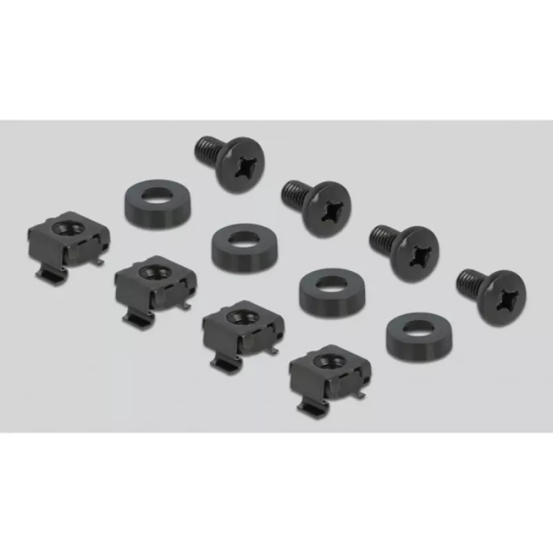 Pannello di gestione cavi DeLOCK 19 pollici 66550 nero 1HE