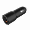 Caricabatterie da auto per dispositivi mobili Gembird TA-UC-AC2PDQC38-CAR-01, USB-C, 38 W, 12-24 V, nero