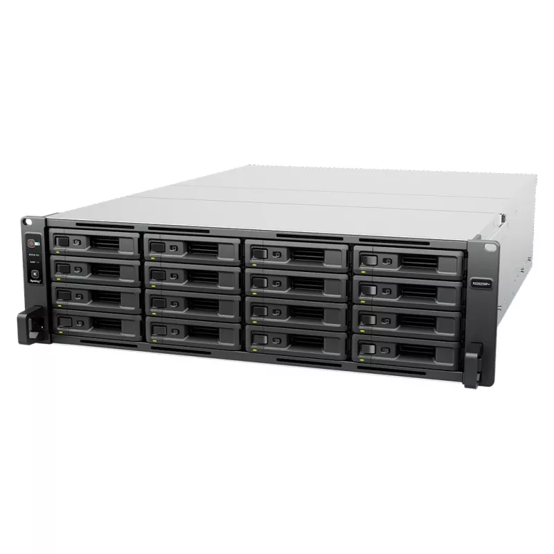 NAS Rack Server Synology RS2825RP+ 16-Bay (3U) V1780B 3,35 GHz, 8 GB DDR4, supporto HDD/SSD, grigio