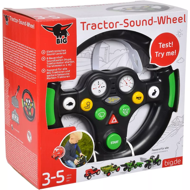 Accessorio ruota sonora per veicoli scivolo Simba-Dickie BIG 800056488 — nero/verde, per bambini da 3–7 anni, 450 g