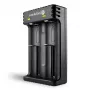 Caricabatterie everActive LC200 domestico USB, 2 vani, Li-Ion, supporta A/AA/AAA/AAAA/C/D, ingresso 5 V, uscita 4,2 V, nero