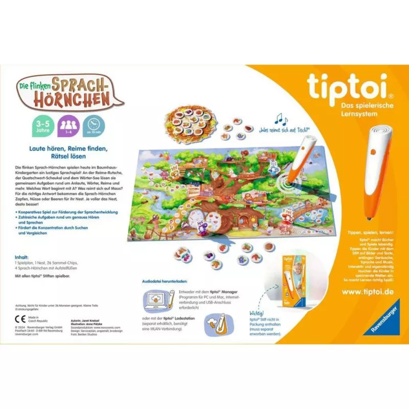 tiptoi Gli scoiattoli linguisti, gioco da tavolo