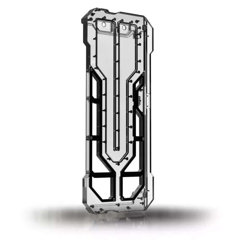 Case per computer Singularity Spectre 4 Aevum Elite Acrylic — trasparente/nero a contrasto