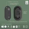 Logitech Pebble 2 Combo Tastiera e mouse wireless QWERTZ tedesco grafite