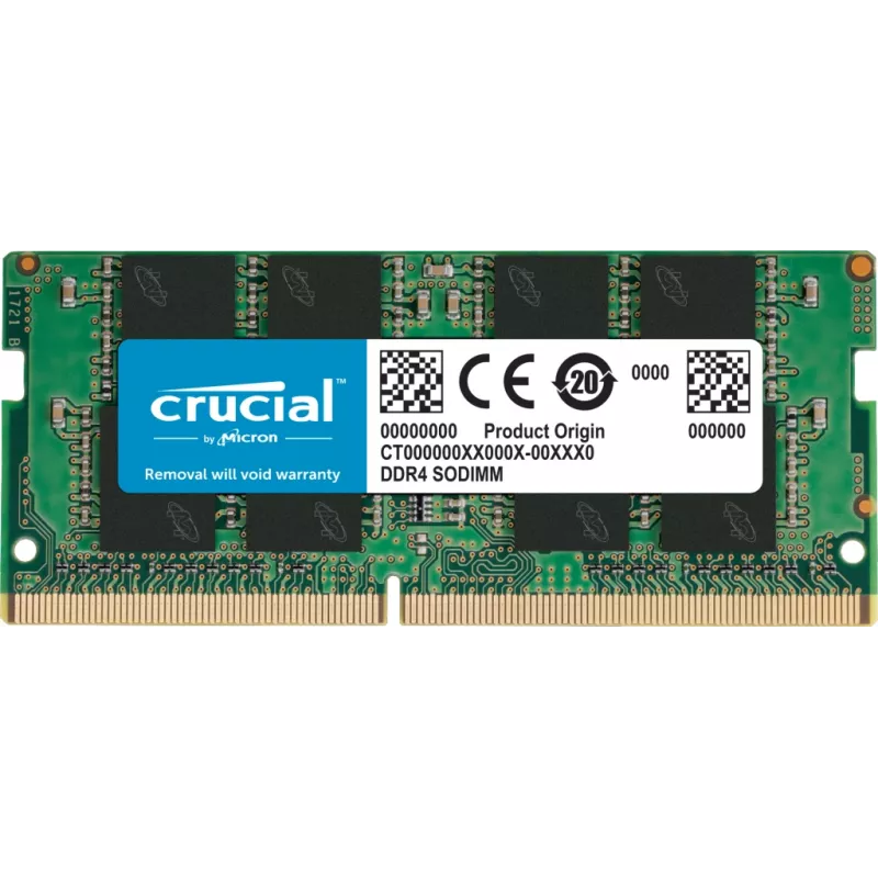 Crucial DDR4 8GB 3200MHz CL22 non-ECC SO-DIMM 260-PIN