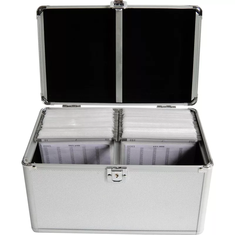 Custodia box MediaRange BOX75 per 200 dischi argento