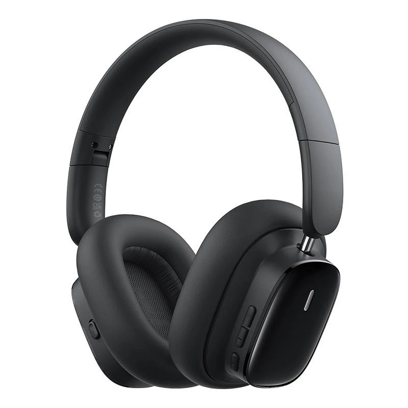 Baseus Bowie H1i Cuffie con archetto wireless chiamate/musica USB Type-C Bluetooth Nero