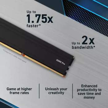DIMM 32 GB DDR5-5600 2x 16 GB dual kit nero CP2K16G56C46U5 PRO