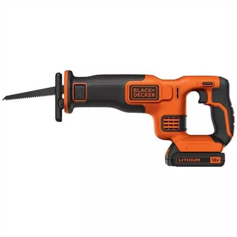 Black & Decker BDCR18-QW sega a gattuccio nero, arancione