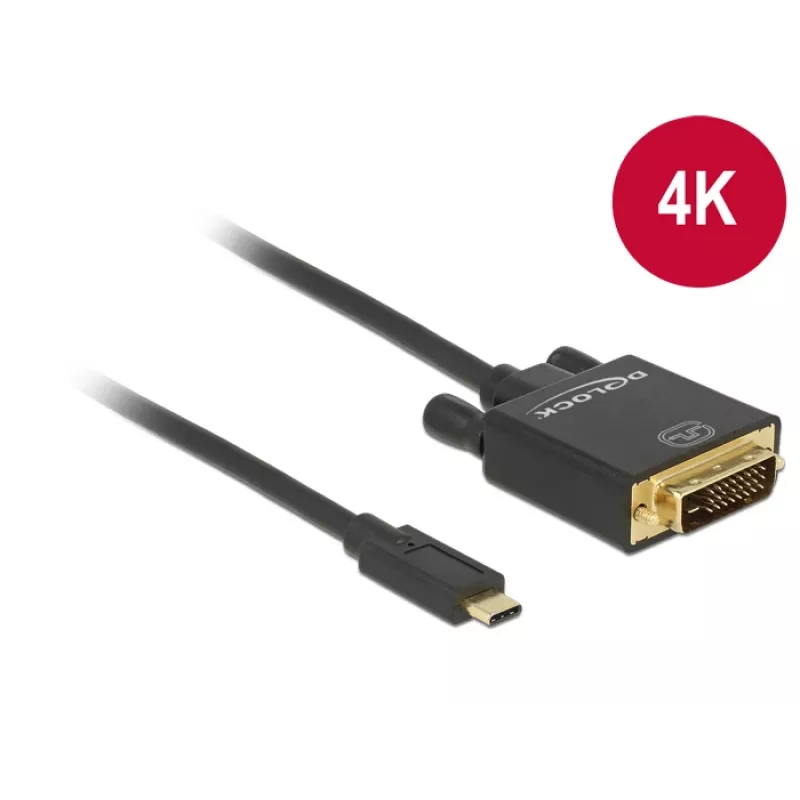 Adattatore USB-C su DVI DeLOCK 1 m 85320