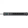 Prolunga elettrica Brennenstuhl 1951160606 3 m 6 prese AC per interni nero
