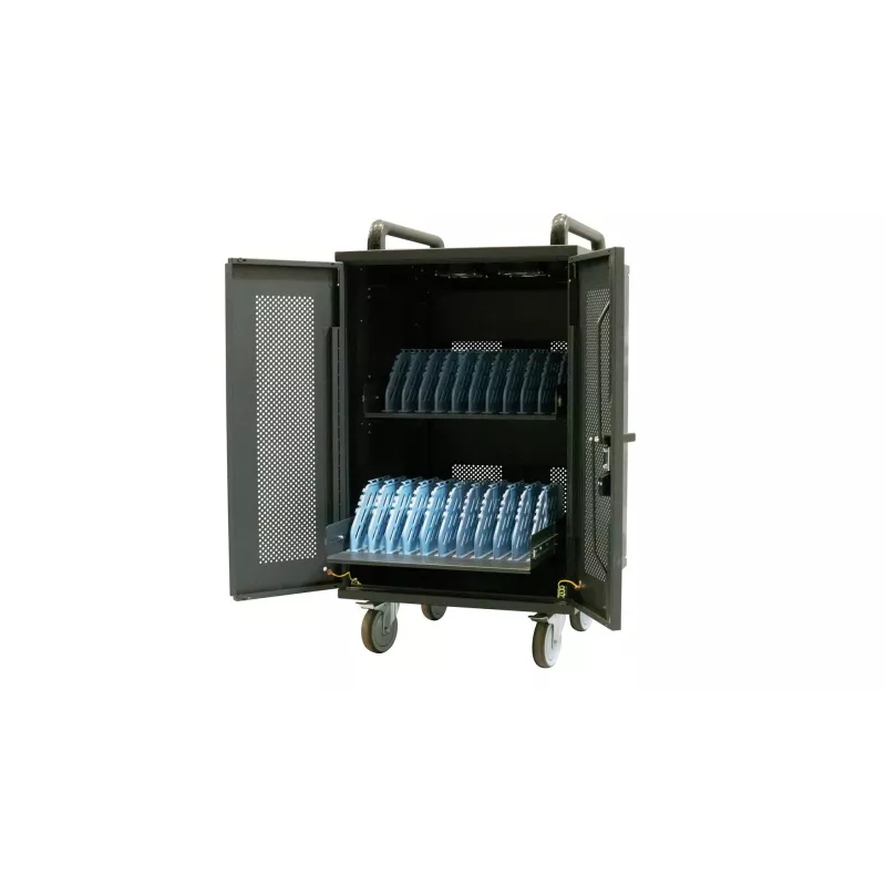 Avtek International Avtek Charging Cart 20 armadio portatile per la gestione dei dispositivi nero