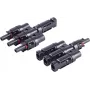 shiverpeaks ®-PV4 set adattatore a T, 3/1, IP68, 1.5kV, nero (BS02-21013)