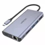 Hub UNITEK uHUB S7 USB 3.2 Gen 1 Type-C grigio