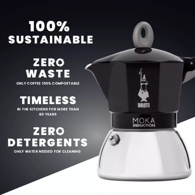 Caffettiera Bialetti Moka Induction 4 tazze