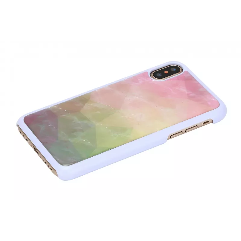 iKins Water Flower custodia per iPhone XS/X, bianca, K1690H