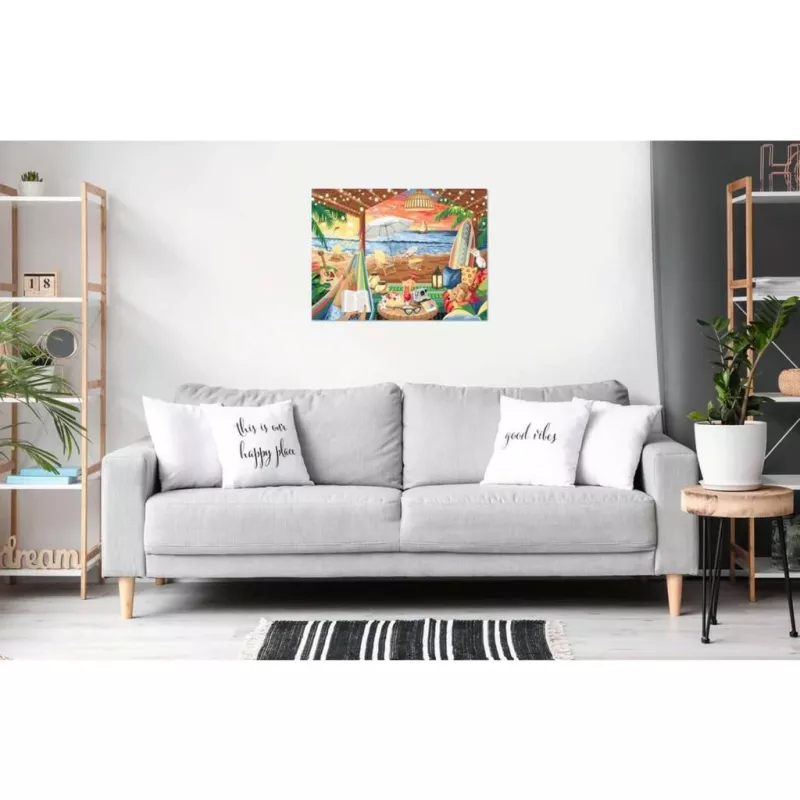 Set da pittura puzzle Ravensburger Cozy Cabana 23911 – set attività puzzle e pittura