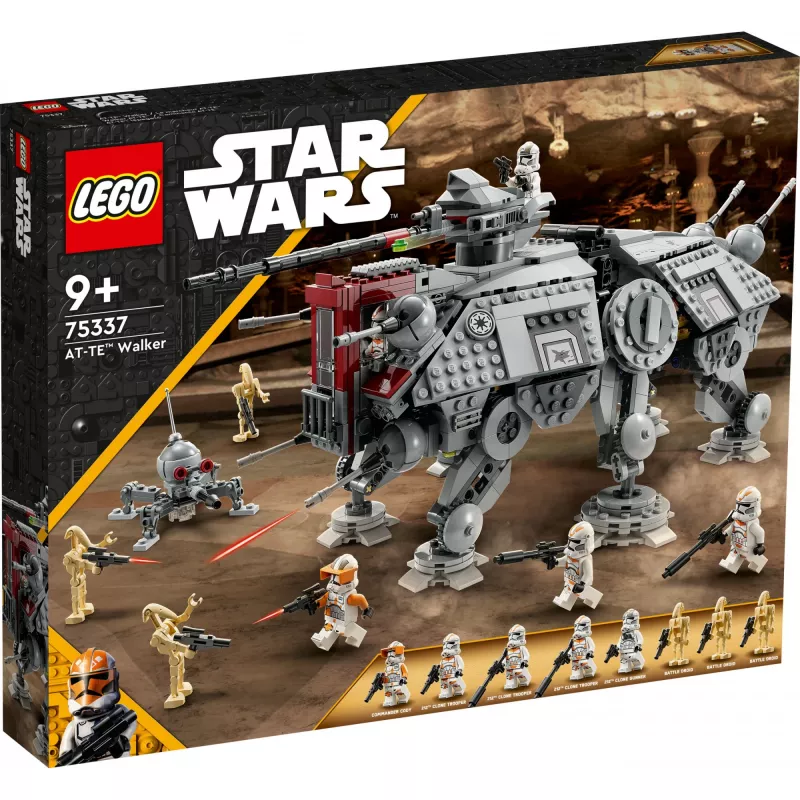 LEGO Star Wars: AT-TE Walker set con figure di droidi (75337)