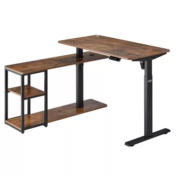Scrivania regolabile elettricamente in altezza ergo office 380623 — altezza max. 121 cm, portata max. 70 kg
