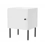 Set comodini 2 pz. cama meble PALAZZO BIS 45×39×H59 cm, bianco opaco, MDF/truciolare