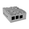 Case in alluminio Akasa per Raspberry Pi 4B con kit termico - argento (A-RA09-M1S)