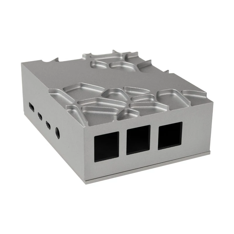 Case in alluminio Akasa per Raspberry Pi 4B con kit termico - argento (A-RA09-M1S)