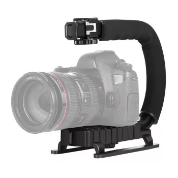 Stabilizzatore per videocamera PULUZ PU3005 impugnatura a C per DSLR e videocamere