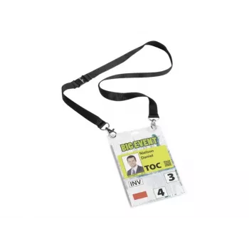 Portabadge Durable 852501 tessuto 10 pezzi
