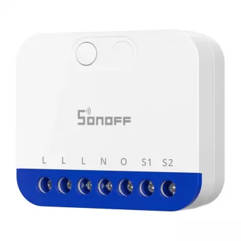 Controller dimmer smart mini WiFi Sonoff MINI‑DIM — modulo da incasso compatto per dimmerare LED/luci, compatibile Matter