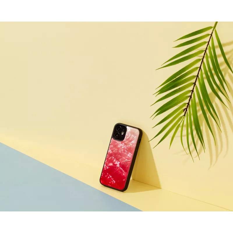 Custodia protettiva iKins per Apple iPhone 12 mini — Pink Lake con dettagli neri