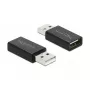Adattatore USB 2.0 DELOCK Type-A maschio su Type-A femmina data blocker