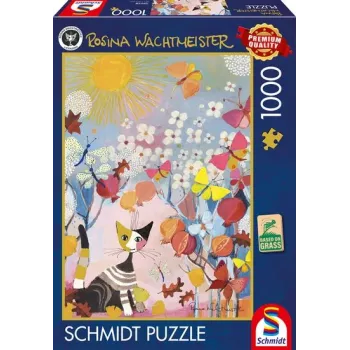 Rosina Wachtmeister: Gestreiftes Kätzchen, puzzle 1000 pezzi
