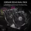Ventole per case Corsair RS140 140 mm confezione da 2 nero