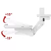 Supporto per tastiera MACLEAN MC-156 W — ripiano regolabile da sottoscrivania, carico max 5 kg