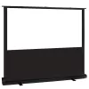 Maclean MC-212 schermo da proiezione portatile, compatto, con base, 80