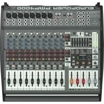 Mixer audio Behringer PMP4000 20 canali 10 - 200000 Hz nero