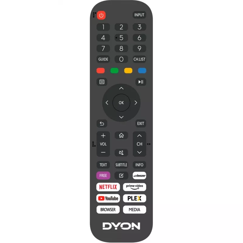 Dyon SMART 43 VX TV LED 108 cm 109,20 cm (43 inch) DVB-S2, DVB-C, DVB-T2, CI+, Full HD, Smart TV, Wi-Fi nero [classe energetica E] (D800218)