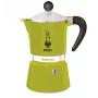 Caffettiera moka Bialetti Rainbow 0,27 L verde