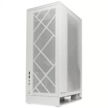 Case computer SilverStone ALTA G1M microATX, bianco