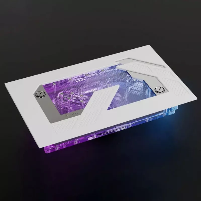 Distroplate Alphacool Apex Dark Base Pro 901 RGB Support — piastra di distribuzione per raffreddamento a liquido PC, modello 14658