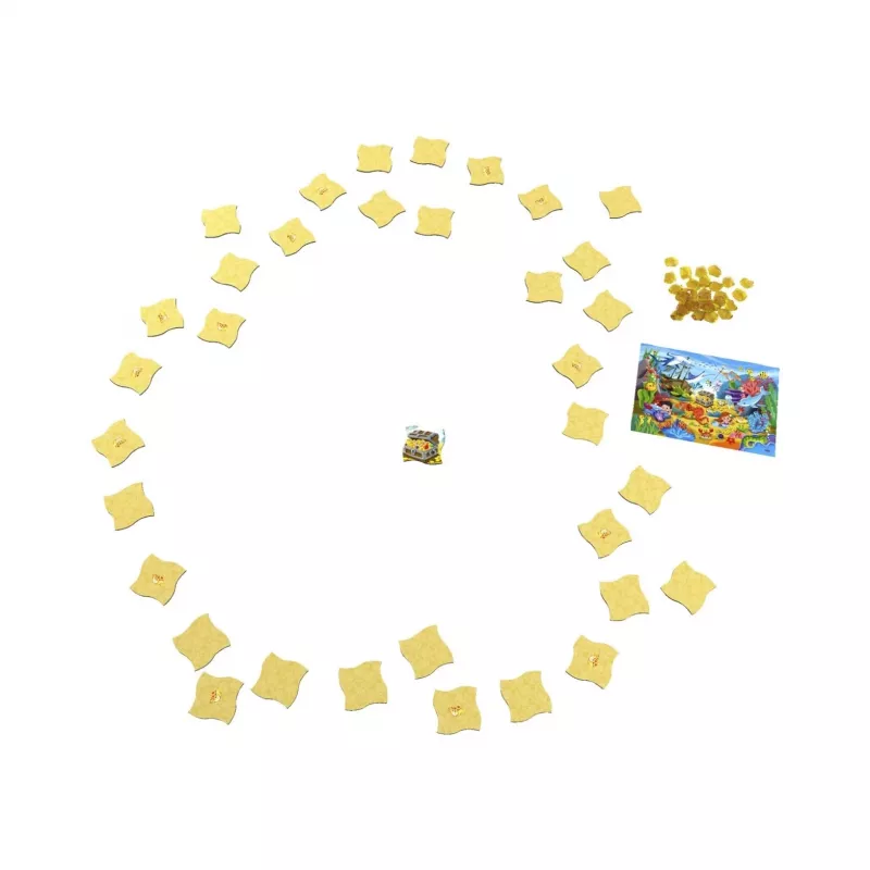 Gioco incontra puzzle - Caccia al tesoro nell'oceano, gioco da tavolo