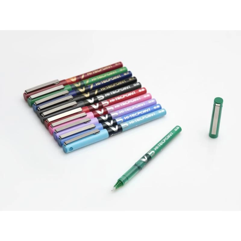 Pilot Hi-Tecpoint V5 BX-V5-L penna roller con cappuccio, blu