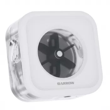 Flussometro Barrow SLFV2-RGB W ARGB bianco – sensore di flusso per raffreddamento a liquido per circuiti PC