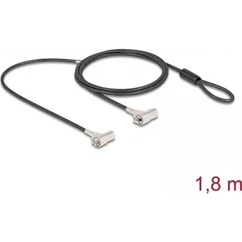 Cavo di sicurezza Navilock 20936 nero argento 1,8 m