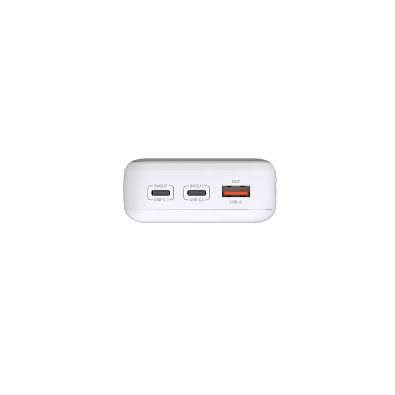 Powerbank D-Link DPP-201 — 20000 mAh, 1× USB-A, 2× USB-C, bianco