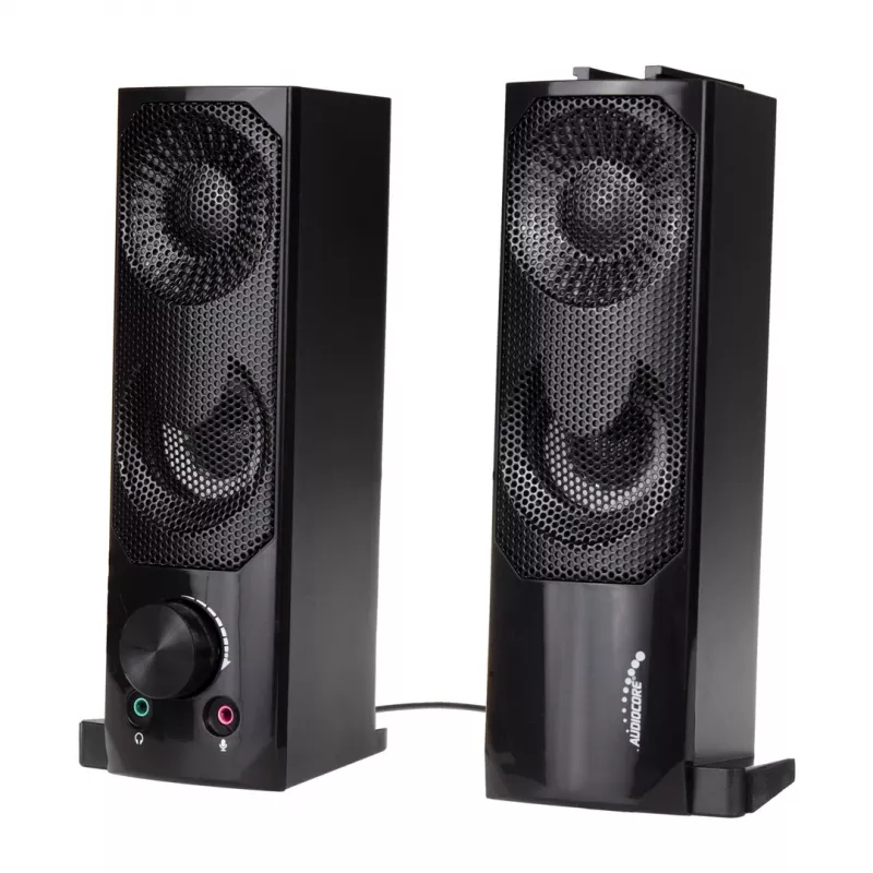 Speaker PC 2 in 1 Soundbar per computer con retroilluminazione LED RGB, stereo, gaming, USB 2 x 3W AUX 3,5 mm